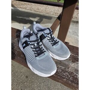 Fila Aether Dash Women's Size 8 Sneaker Running Shoes Gray Black Barely Worn EUC